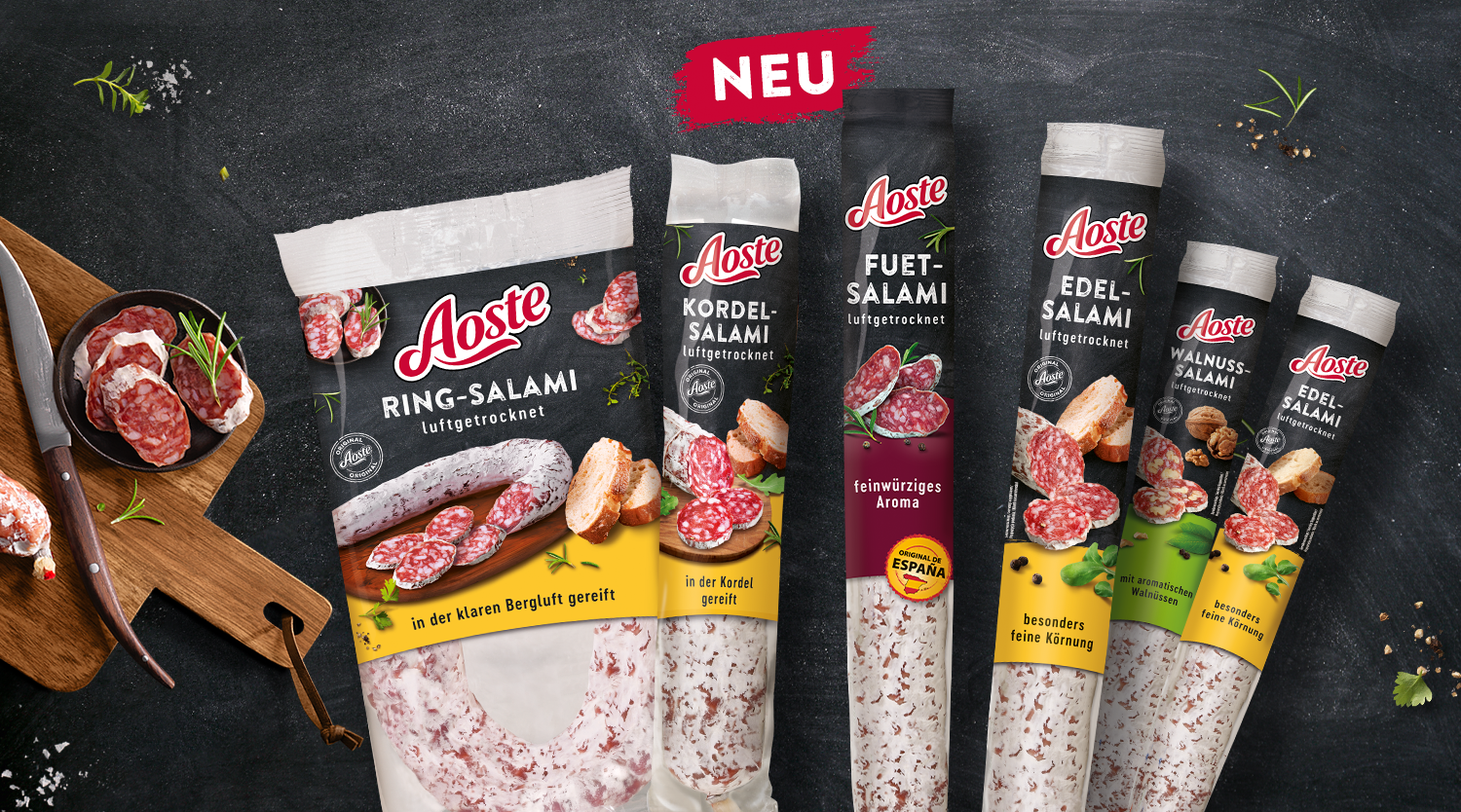 Aoste-Salamis: Für jeden der perfekte Geschmack.